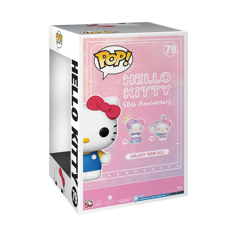 Load image into Gallery viewer, POP! Sanrio - Hello Kitty 50th Anniversary: Jumbo Hello Kitty
