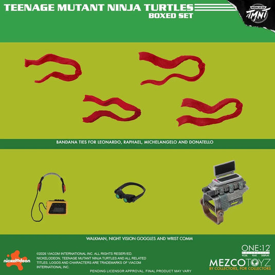 Mezco Toyz - One 12 Teenage Mutant Ninja Turtles (Comics) Deluxe Box Set