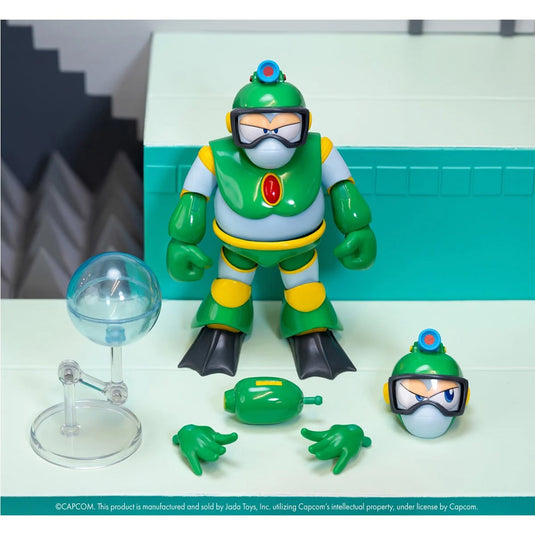 Jada Toys - Mega Man - Bubble Man Deluxe 1/12 Scale
