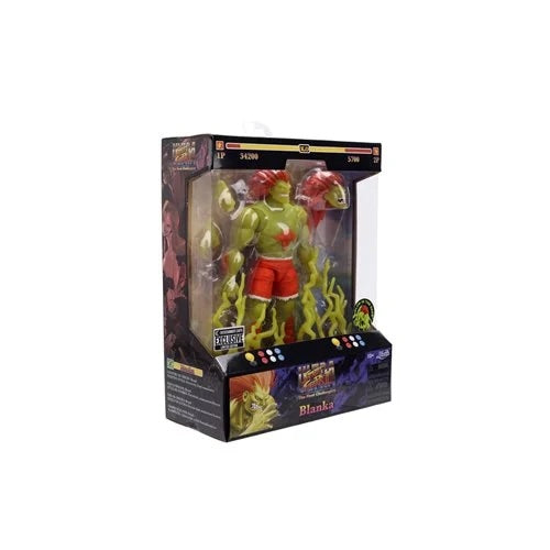 Jada Toys - Ultra Street Fighter II The Final Challengers - Blanka Glow-in-the-Dark 1/12 Scale (EE Exclusive)