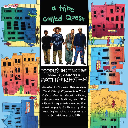 Super 7 - A Tribe Called Quest ReAction: A Tribe Called Quest (People's Insinctive Travels and the Paths of Rhythm) Four-Pack