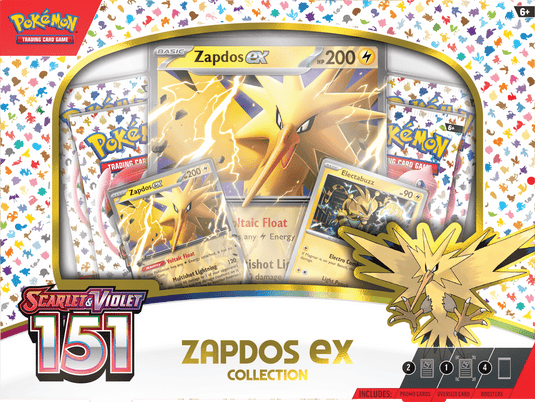 Pokemon TCG - Scarlet & Violet: 151 Zapdos EX Collection