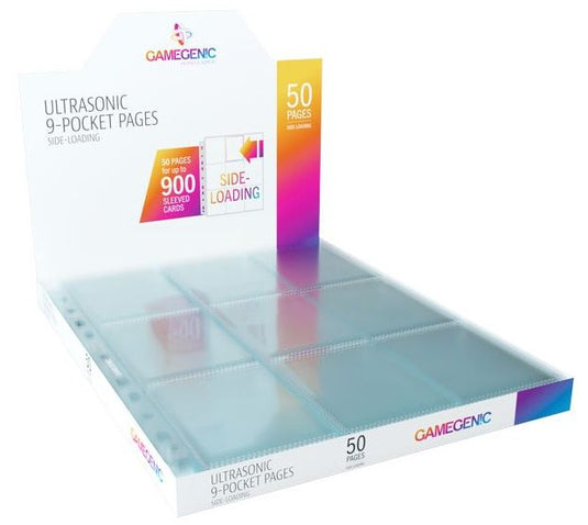 Gamegenic - Pages: Sideloading 9-Pocket Pages 50 Count Box