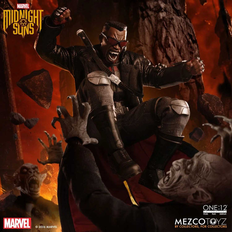 Load image into Gallery viewer, Mezco Toyz - One 12 Marvel's Midnight Suns - Blade
