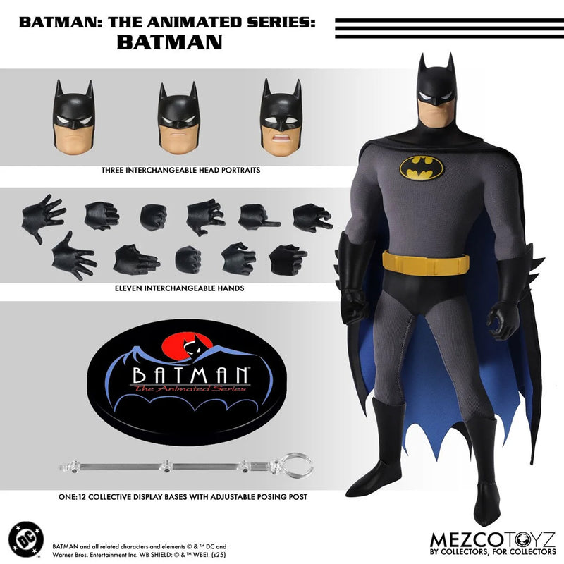 Load image into Gallery viewer, Mezco Toyz - One 12 Batman: The Animated Series - Batman
