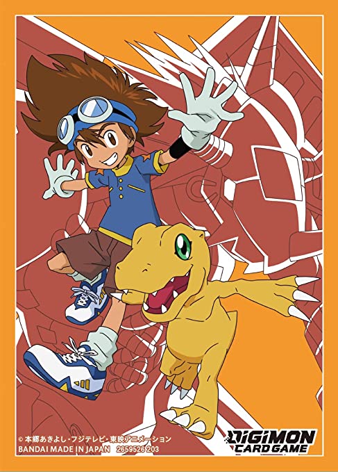 Bandai - Digimon Card Game Official Sleeves: Dragon of Courage 60CT