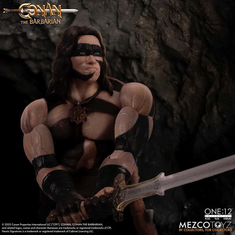 Load image into Gallery viewer, Mezco Toyz - One 12 Conan The Barbarian (1982) - Conan (War Paint Edition)
