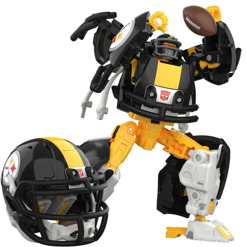 Load image into Gallery viewer, Transformers Collaborative - NFL x Transformers Pittsburgh Steelers Steelsmash
