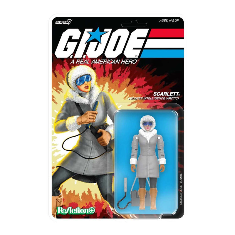Load image into Gallery viewer, Super 7 - Reaction+ (O-Ring Figure) G.I. Joe - Arctic Scarlett
