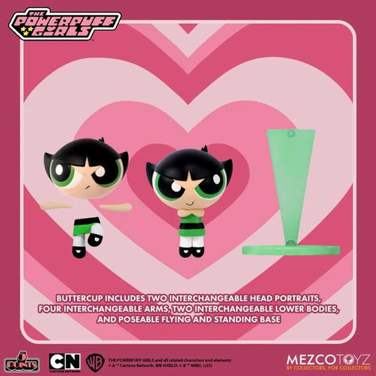 Mezco Toyz - The Powerpuff Girls 5 Points Series Set of 4