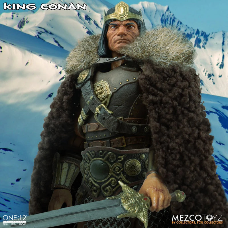 Load image into Gallery viewer, Mezco Toyz - One 12 Conan The Barbarian - King Conan
