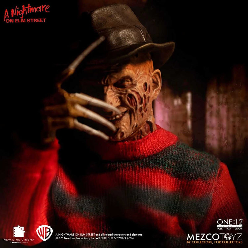Load image into Gallery viewer, Mezco Toyz - One 12 A Nightmare on Elm Street - Freddy Krueger
