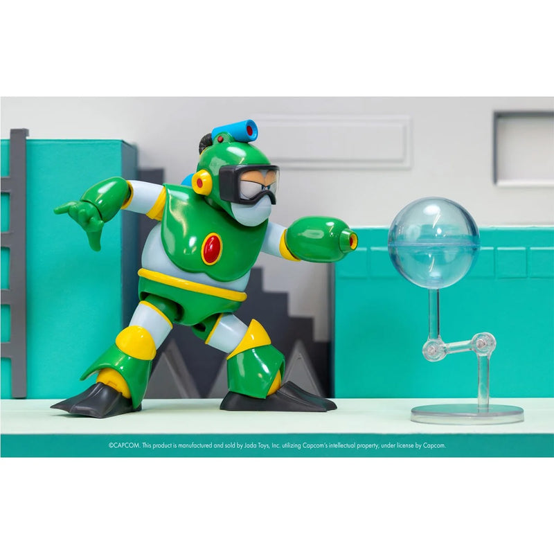 Load image into Gallery viewer, Jada Toys - Mega Man - Bubble Man Deluxe 1/12 Scale
