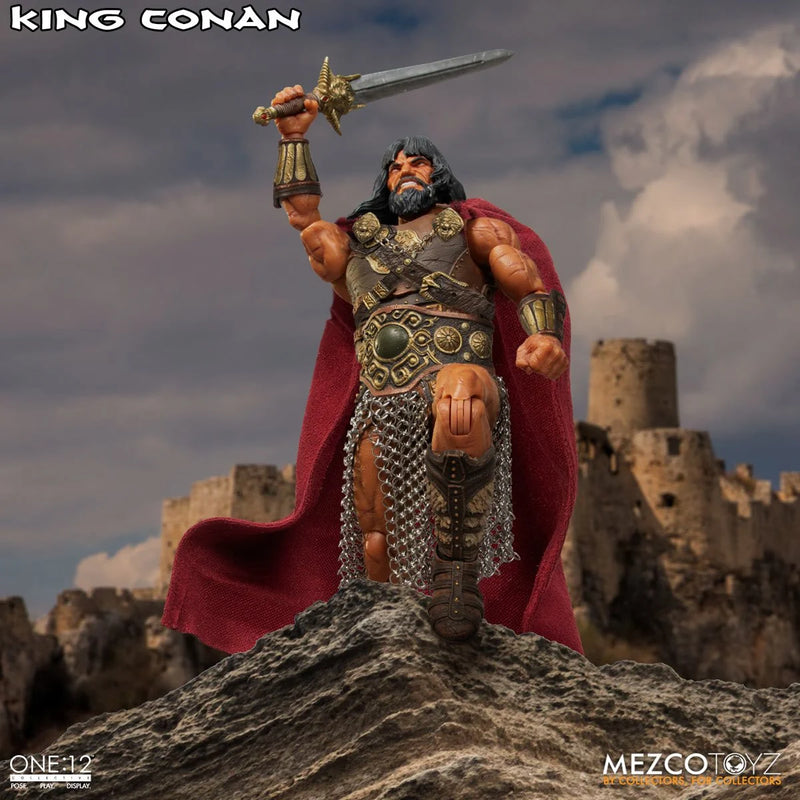 Load image into Gallery viewer, Mezco Toyz - One 12 Conan The Barbarian - King Conan
