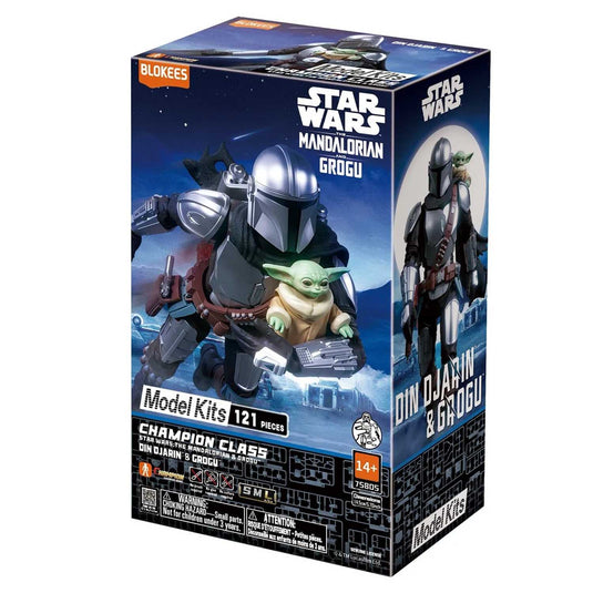 Blokees - Champion Class 05 - Star Wars: The Mandalorian & Grogu Din Djarin & Grogu Model Kit