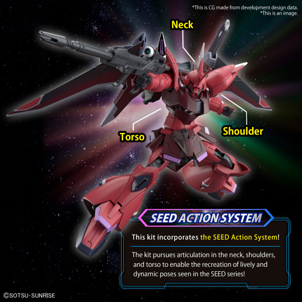 Load image into Gallery viewer, High Grade Gundam SEED Freedom 1/144 - Gelgoog Menace (Tentative Name)

