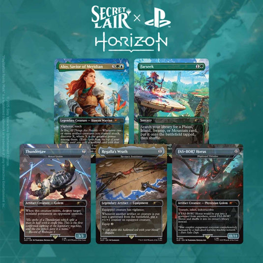 MTG - The PlayStation Super Drop - Secret Lair X Horizon Zero Dawn: Huntress and the Machines