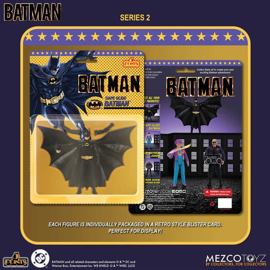 Mezco Toyz - Batman (1989) 5 Points Series 2 Set of 3