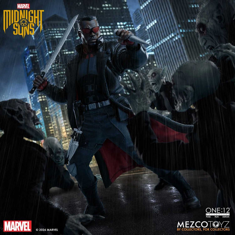 Load image into Gallery viewer, Mezco Toyz - One 12 Marvel's Midnight Suns - Blade
