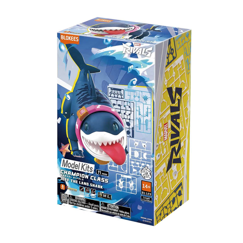 Load image into Gallery viewer, Blokees - Marvel Rivals Champion Class - Jeff the Land Shark Model Kit
