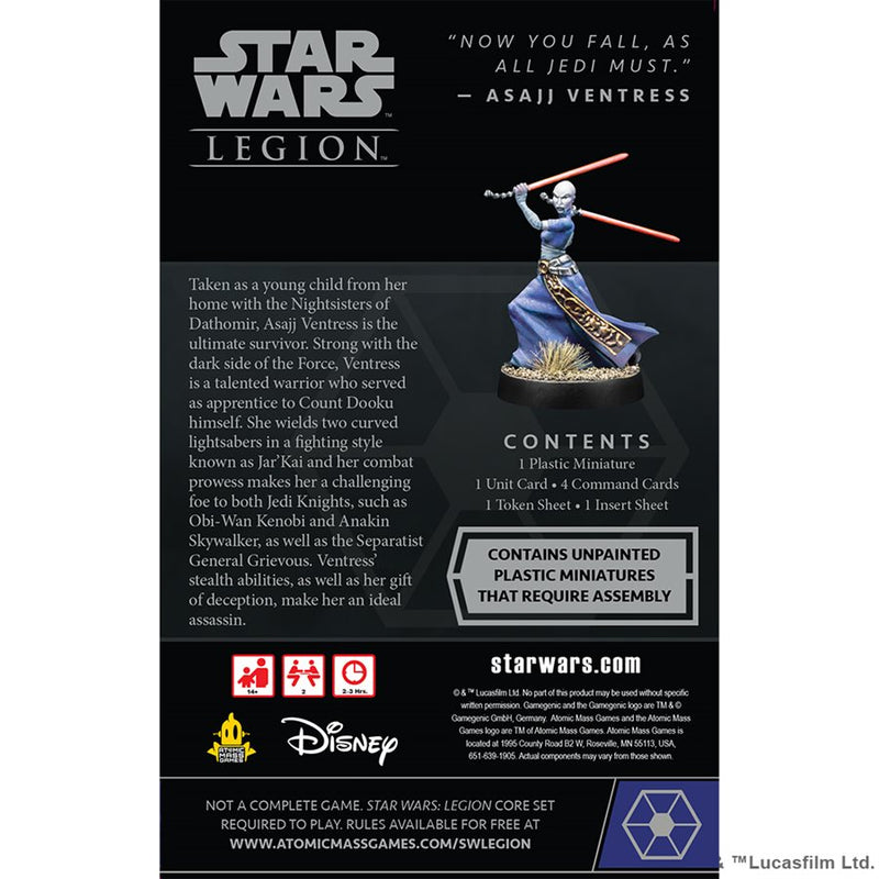 Load image into Gallery viewer, Atomic Mass Games - Star Wars Legion - Asajj Ventress Operative Expansion
