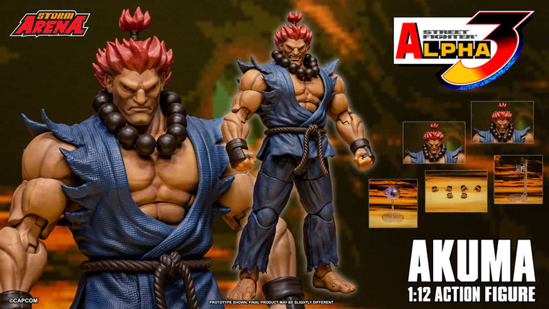 Load image into Gallery viewer, Storm Collectibles - Storm Arena: Street Fighter Alpha 3 - Akuma 1/12 Scale
