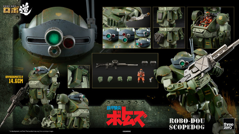 Load image into Gallery viewer, Threezero - ROBO-DOU Armored Trooper Votoms - Scopedog (Reissue)

