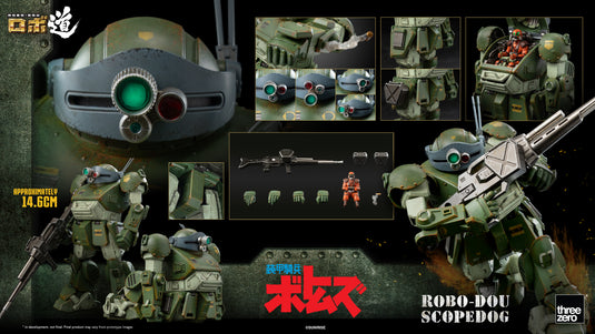 Threezero - ROBO-DOU Armored Trooper Votoms - Scopedog (Reissue)