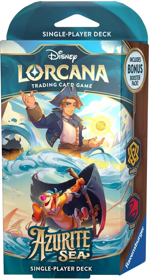 Disney Lorcana TCG - Azurite Sea Starter Deck - Amber & Ruby