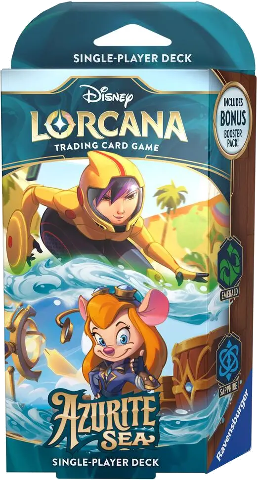 Disney Lorcana TCG - Azurite Sea Starter Deck - Emerald & Sapphire