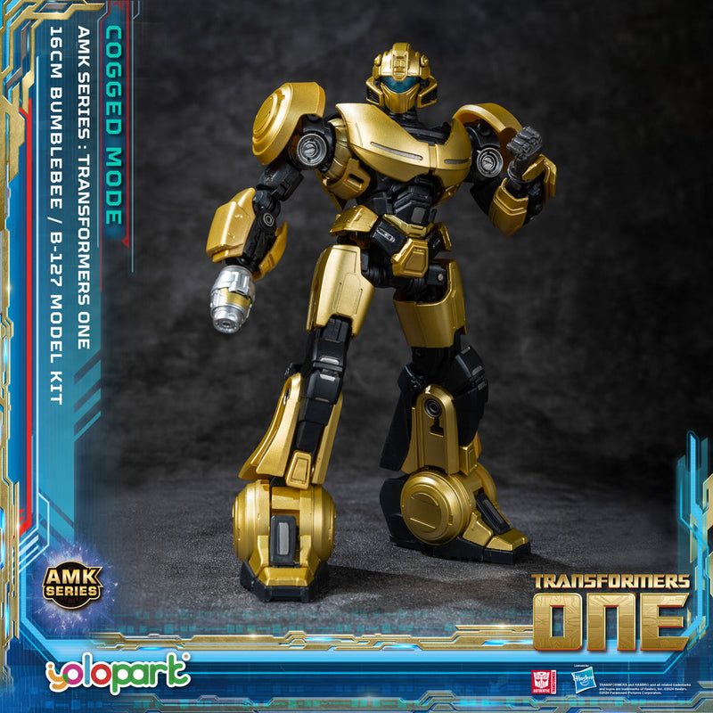 Load image into Gallery viewer, Yolopark - Transformers: Transformers One -  AMK Series Cogged Bot Mode - Bumblebee B-127 Model Kit
