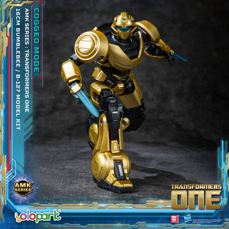 Load image into Gallery viewer, Yolopark - Transformers: Transformers One -  AMK Series Cogged Bot Mode - Bumblebee B-127 Model Kit
