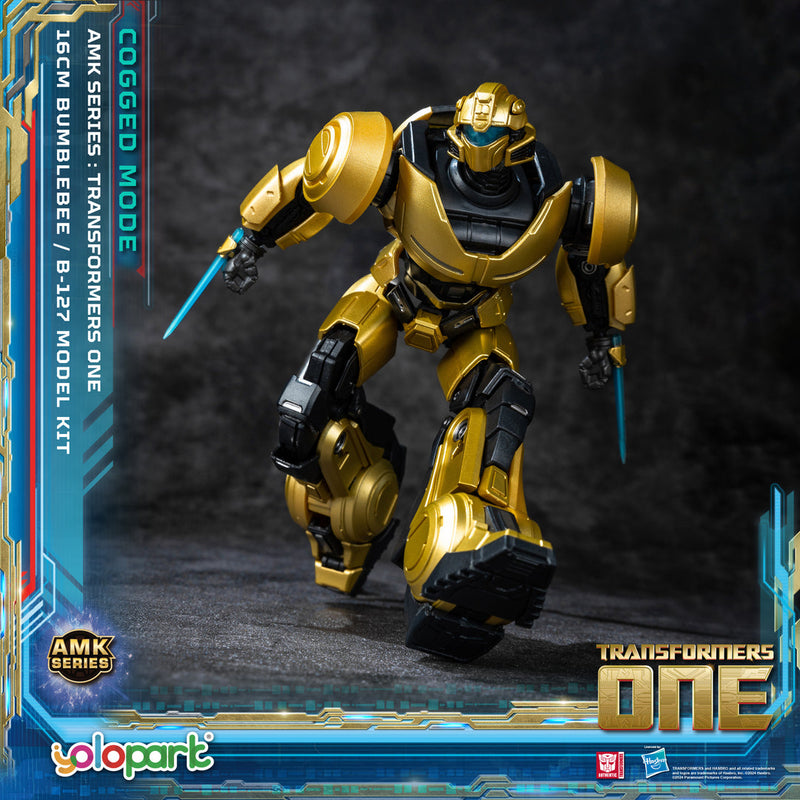 Load image into Gallery viewer, Yolopark - Transformers: Transformers One -  AMK Series Cogged Bot Mode - Bumblebee B-127 Model Kit
