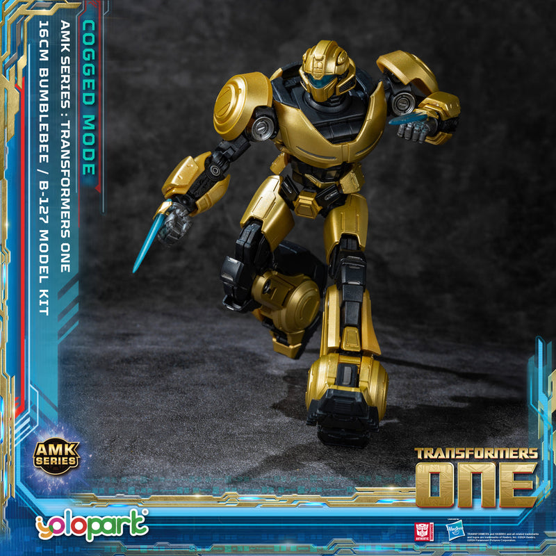Load image into Gallery viewer, Yolopark - Transformers: Transformers One -  AMK Series Cogged Bot Mode - Bumblebee B-127 Model Kit
