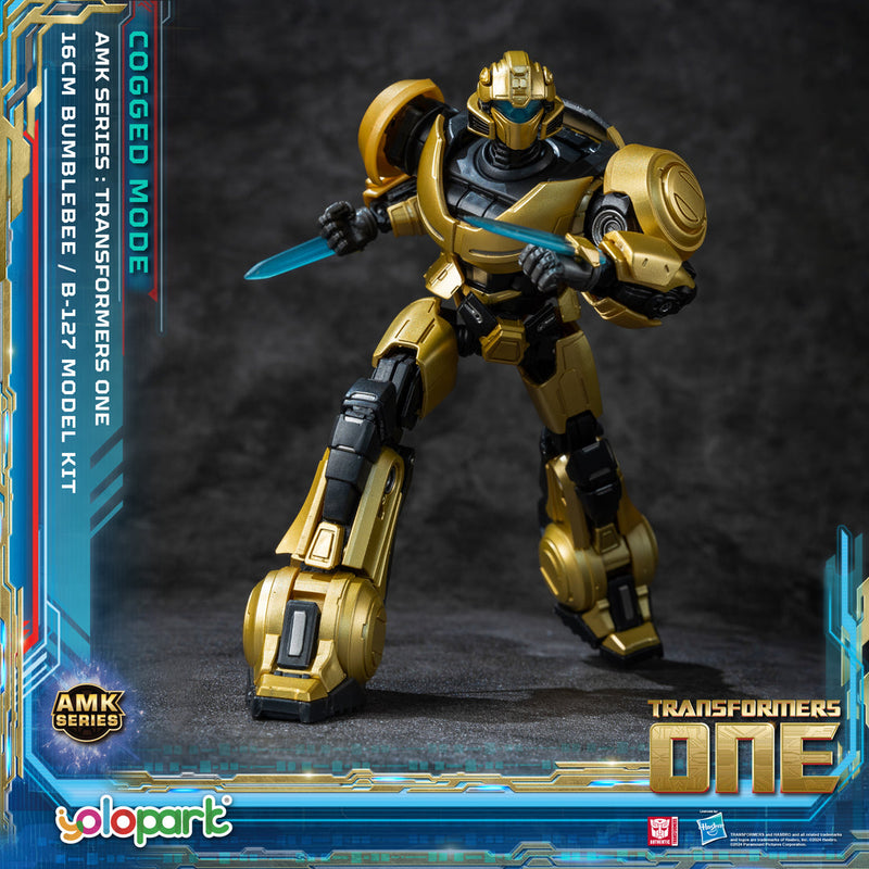 Load image into Gallery viewer, Yolopark - Transformers: Transformers One -  AMK Series Cogged Bot Mode - Bumblebee B-127 Model Kit
