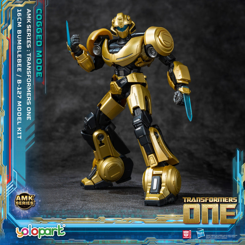 Load image into Gallery viewer, Yolopark - Transformers: Transformers One -  AMK Series Cogged Bot Mode - Bumblebee B-127 Model Kit
