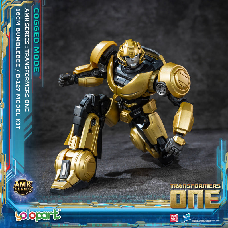 Load image into Gallery viewer, Yolopark - Transformers: Transformers One -  AMK Series Cogged Bot Mode - Bumblebee B-127 Model Kit
