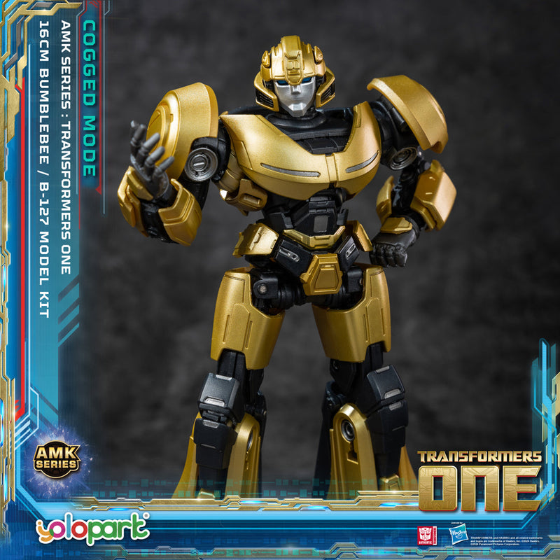 Load image into Gallery viewer, Yolopark - Transformers: Transformers One -  AMK Series Cogged Bot Mode - Bumblebee B-127 Model Kit

