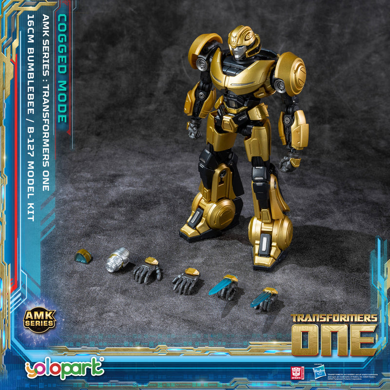 Load image into Gallery viewer, Yolopark - Transformers: Transformers One -  AMK Series Cogged Bot Mode - Bumblebee B-127 Model Kit
