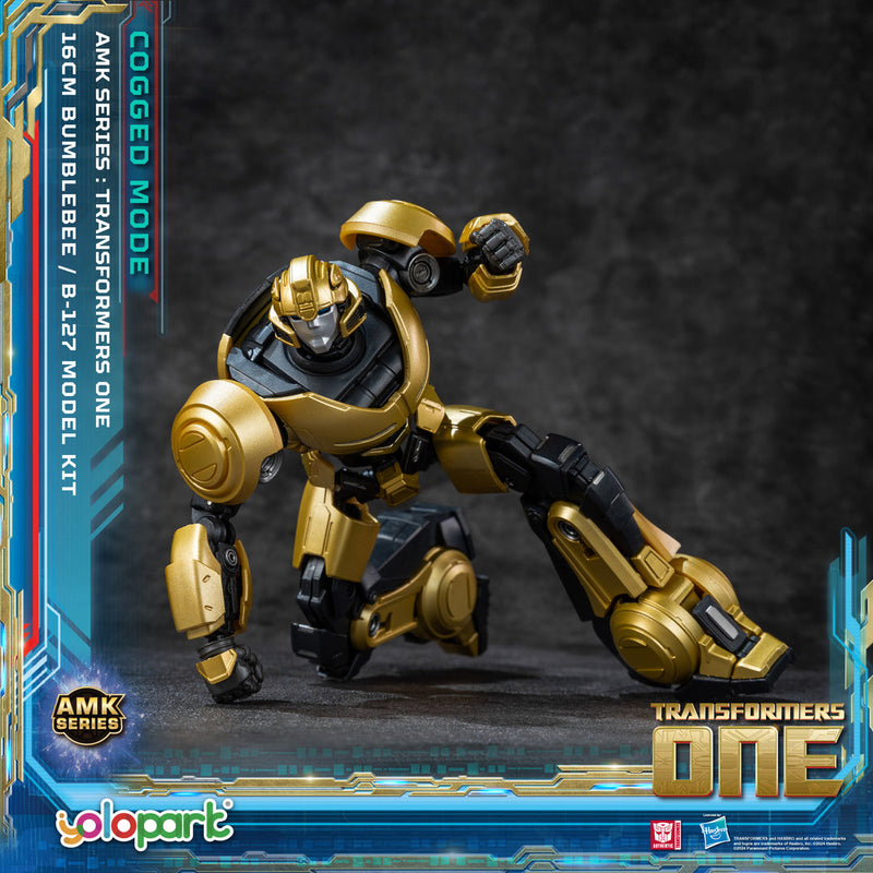 Load image into Gallery viewer, Yolopark - Transformers: Transformers One -  AMK Series Cogged Bot Mode - Bumblebee B-127 Model Kit
