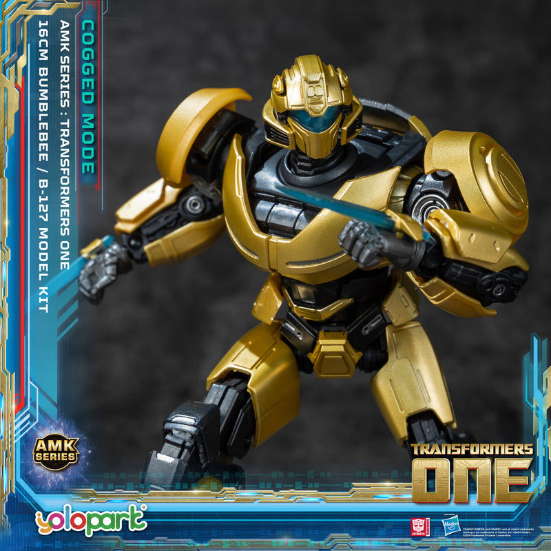 Load image into Gallery viewer, Yolopark - Transformers: Transformers One -  AMK Series Cogged Bot Mode - Bumblebee B-127 Model Kit
