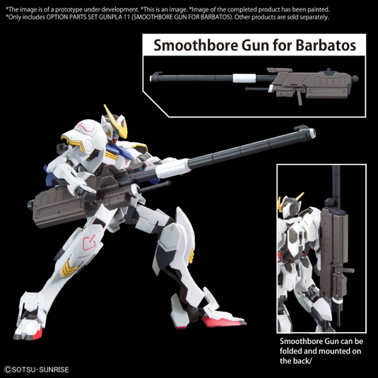 Bandai - Gundam Option Parts - Gunpla 11 (Smoothbore Gun for Barbatos)