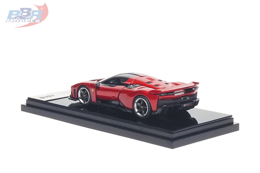 BBR Models - Ferrari F80 Rosso Supercar 1/64 Scale Diecast Model Car (BBR64001H)