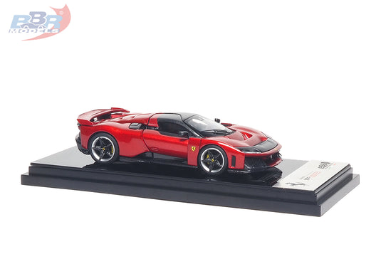 BBR Models - Ferrari F80 Rosso Supercar 1/64 Scale Diecast Model Car (BBR64001H)