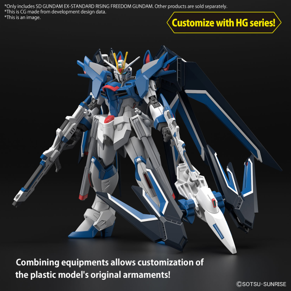 Load image into Gallery viewer, SD Gundam EX Standard - Rising Freedom Gundam
