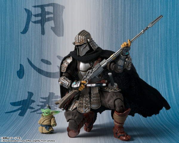 Load image into Gallery viewer, Bandai - Star Wars - Meisho Movie Realization: Yojinbo Mandalorian and Grogu (Tamahii Nations Shop Exclusive)
