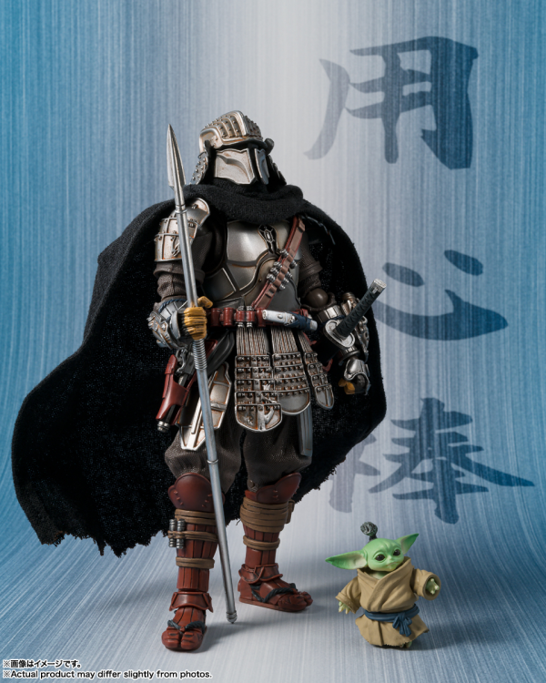 Load image into Gallery viewer, Bandai - Star Wars - Meisho Movie Realization: Yojinbo Mandalorian and Grogu (Tamahii Nations Shop Exclusive)
