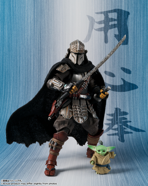 Load image into Gallery viewer, Bandai - Star Wars - Meisho Movie Realization: Yojinbo Mandalorian and Grogu (Tamahii Nations Shop Exclusive)
