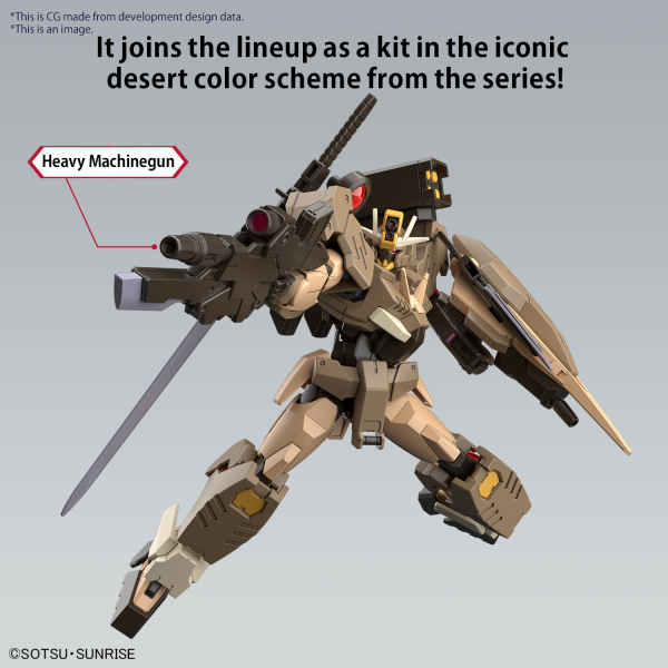 Load image into Gallery viewer, High Grade Gundam Build Metaverse 1/144 - Gundam 00 Command Qan[t] (Desert Type)
