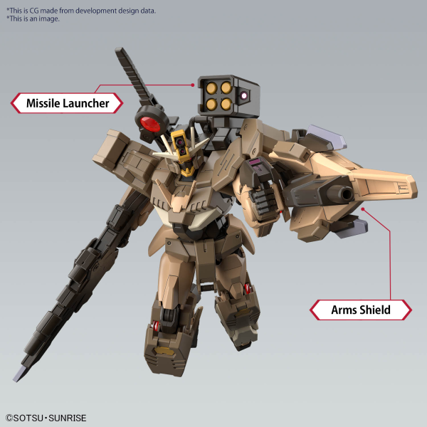 Load image into Gallery viewer, High Grade Gundam Build Metaverse 1/144 - Gundam 00 Command Qan[t] (Desert Type)
